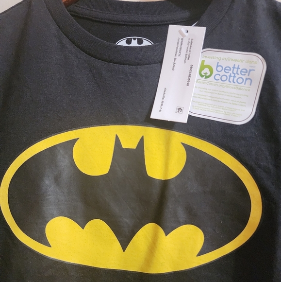 NWT DC Comics Batman Kids Tee Size M 7/8 Fall Winter Back to School Graphic Top - Picture 3 of 4